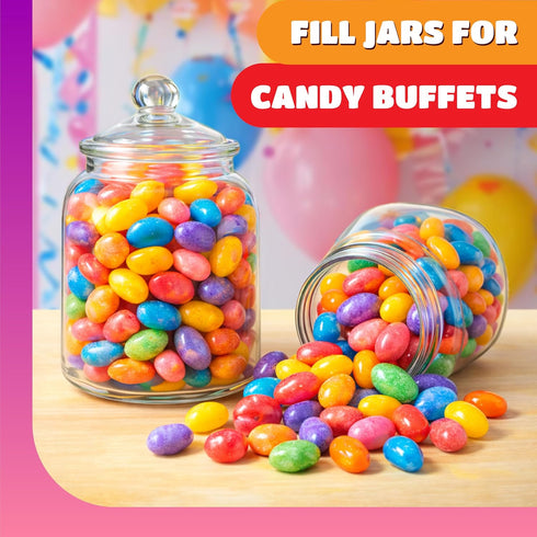 2 Pack Speckled Jelly Beans - Pound - Chewy Candy - Assorted Fruit Flavors - Bulk Jelly Beans for Buffets, Cake