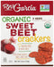 RW Garcia Organic Sweet Beet Crackers, USDA Certified Organic, Gluten Free & Non-GMO, 5.5