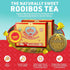 200 Caffeine Free Tea Organic Rooibos Tea Bags - Naturally Sweet Red Tea Safe for Children & Pregnant Women - Low