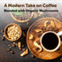 14 oz 10-Mushroom Organic Instant Mushroom Coffee, | Medium Roast Arabica | Blend with Lions Mane, Reishi, Chaga