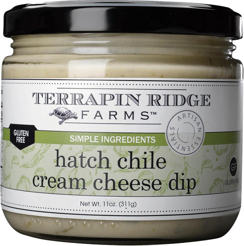 Terrapin Ridge Farms Hatch Chile Cream Cheese Dip 11 Ounce Jar