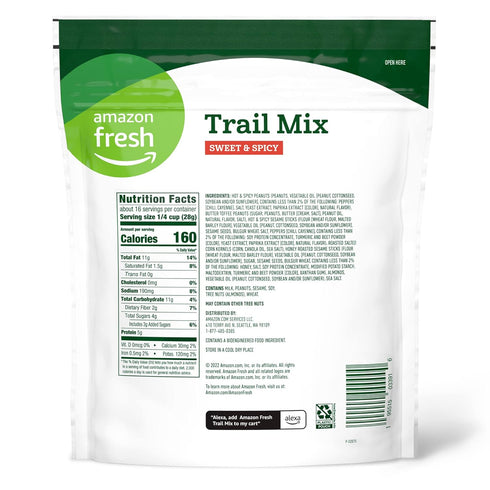 Amazon Fresh 16 Oz , Sweet & Spicy Trail Mix
