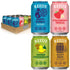 Reed's Adaptogen Functional Soda 12-Pack - Root Beer, Berry Bubbly, Strawberry Vanilla,
