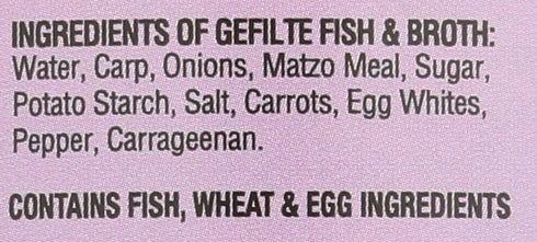 24oz (2 Pack) Yehuda Sweet Gefilte Fish