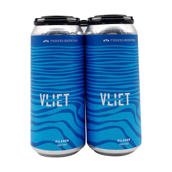 Threes Brewing Pilsner Vliet Can, 16 Fluid Ounce (Pack of 4)