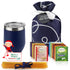 Set 12 Package Tea Lovers Gifts Basket - Gift Include Temperature Retention Cup Special Blend Teabags & Honey Presented