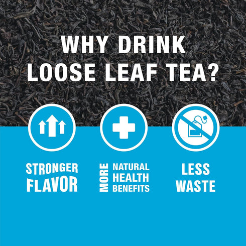 50 4oz Tiesta Tea - Royal Breakfast, Mother's Day Loose Leaf, Classic English Black Tea, Premium High Caffeine Hot