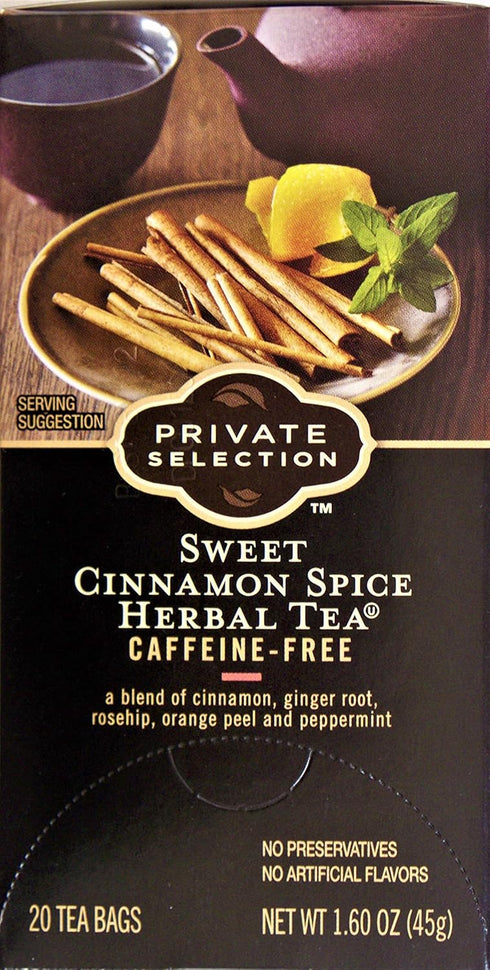 Private Selection 3 Pack Sweet Cinnamon Spice Herbal Tea Caffeine-Free