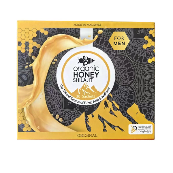Paramount Organic Honey with Shilajit - Pure & Natural Jelly, Honey Bee