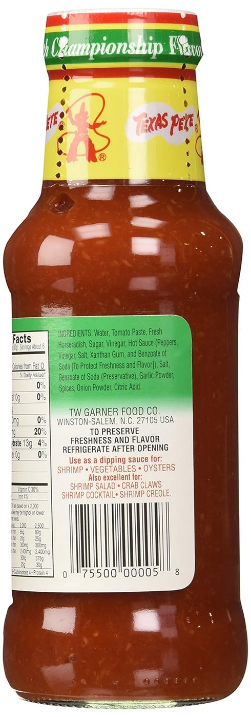 12 Texas Pete, Seafood Cocktail Sauce Ounce