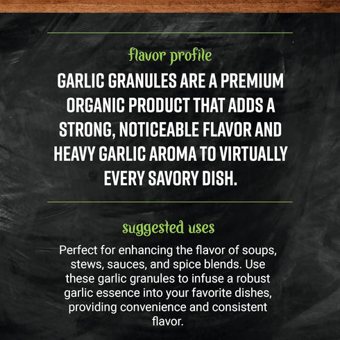 2.7 oz Frontier Herb Organic Garlic Granules
