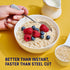 3 lbs (48 oz) Coach's Oats Whole Grain Oatmeal | Quick-Cooking, Steel Cut Texture and Heart-Healthy | Enjoy the Perfect