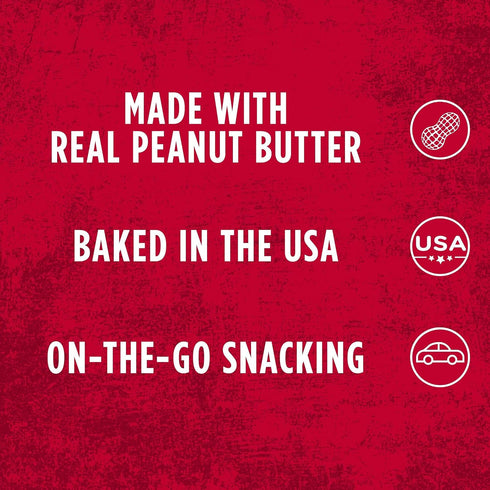 (12 96 Packs) Austin Sandwich Crackers, Single Serve Snack Crackers, Office and Kids Snacks, Peanut Butter on Cheese
