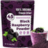 Freeze Dried Black Raspberry Powder 6.35oz - No Added Sugar, Resealable Pouch,