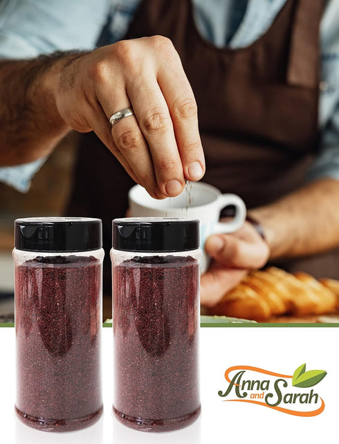 Anna and Sarah Sumac Spice Powder, Easy To Use Spice Cap, Vegan Middle Eastern and Mediterranean Spices in Jar