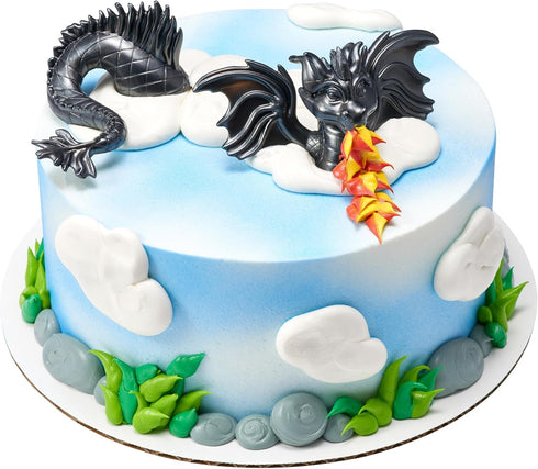 Decopac Dragon Creations Cake Topper - Cake Decorations, Gray