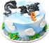 Decopac Dragon Creations Cake Topper - Cake Decorations, Gray