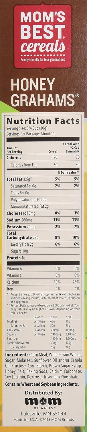 Mom's Best 11.5 Oz (Pack 4) - Honey Grahams