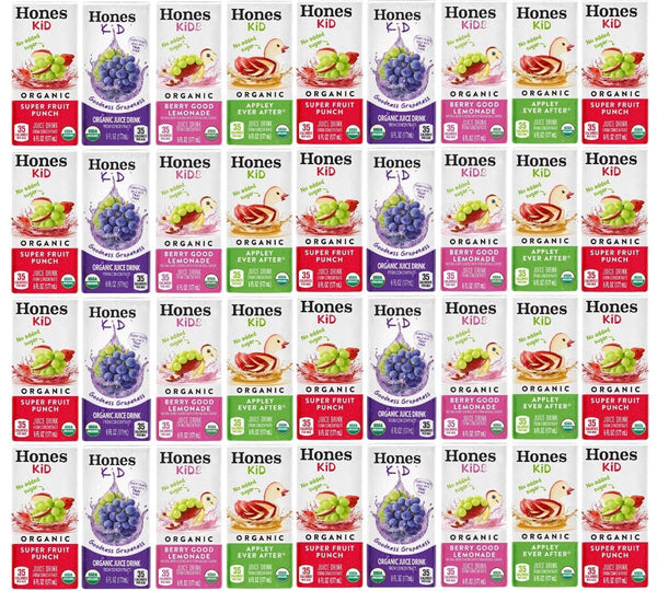 Generic Honest Kid Assorted Organic Juice Drink Variety Pack, 6 Fl Oz, (40
