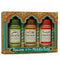 Spices of the Middle East Zaatar, Baharat, Harissa Arabic Seasonings in Decorative