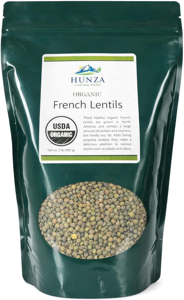 Hunza Natural Foods Hunza Organic French Lentils (2 lbs)