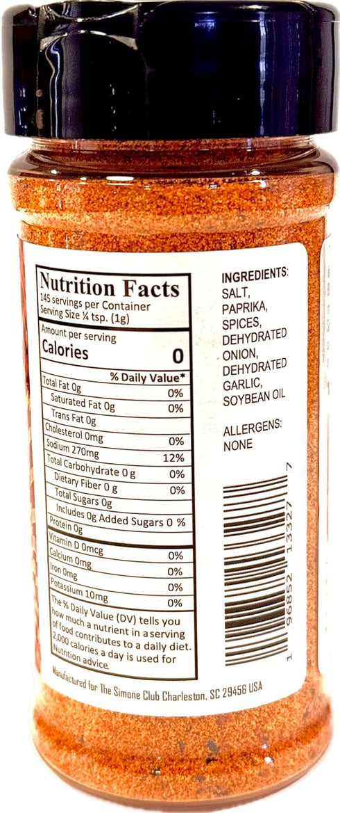 Palmetto Blend Premium Seasoning Mix | 5.13oz | All Natural | All Purpose | 7 Herbs and Spices for Seafood, Meats