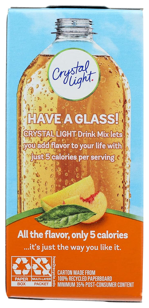 (10 Packets) Crystal Light Sugar-Free Peach Mango Drink Mix On-the-Go