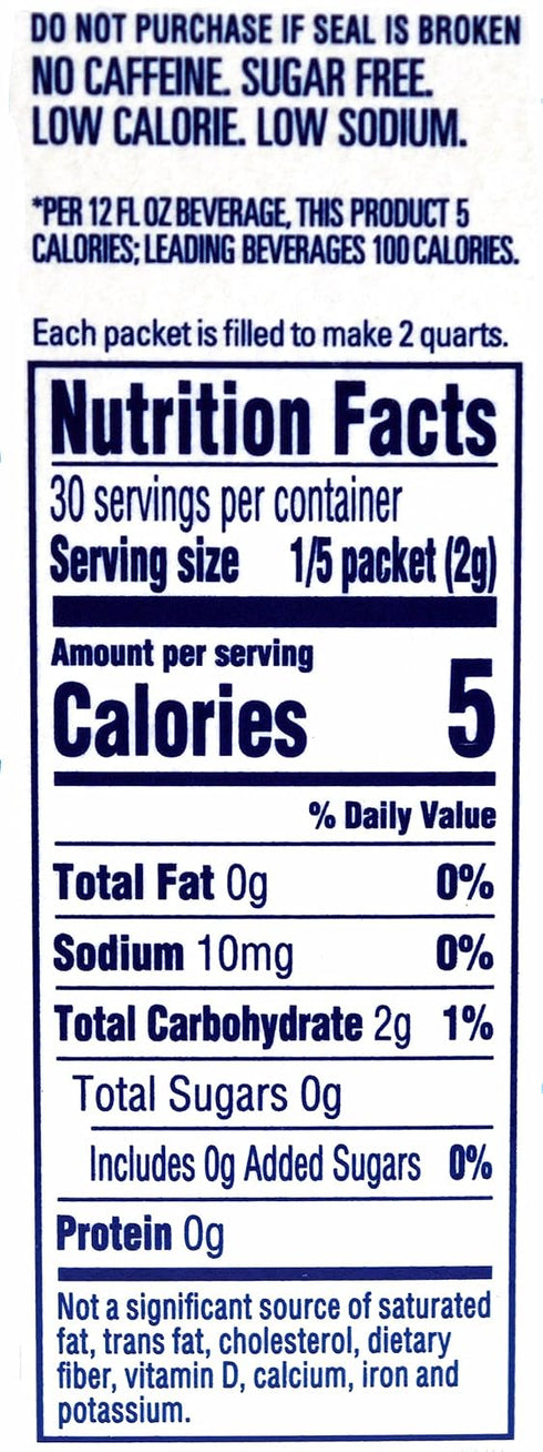 12-Quart (Pack 4) Crystal Light Strawberry Watermelon Drink Mix, Canister