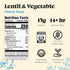16 OZ KETTLE & FIRE Organic Lentil & Vegetable Hearty Soup