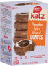 6 Katz Gluten Free Snacks Top Donut Flavors, Free of Dairy, Soy, Nut. Powdered, Glazed, Cinnamon, Pumpkin Spice