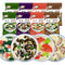 Egg Flower Soup Mix, Vegetable Mix Soup with 4 Flavors (Laver, Spinach,