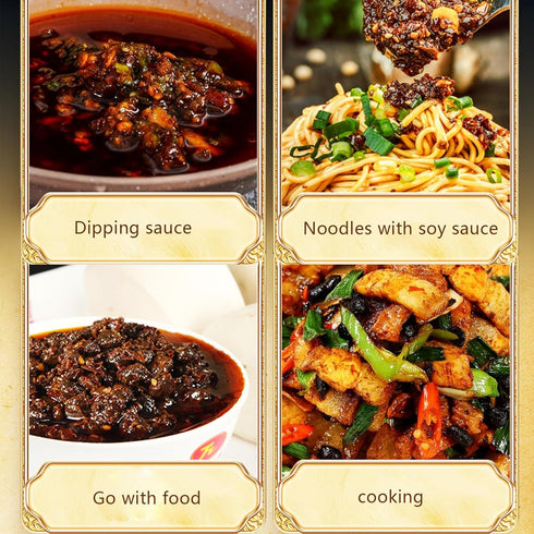 SPFLAUFR 500g,Dried fermented black bean black beansBean drum sauceSoybean drum, Tempeh is a traditional Chinese