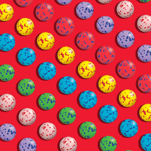 TOXIC WASTE - Sour Smog Balls - Crunchy & Chewy Sour Balls - Lime, Cherry, Strawberry, Lemon, Blue Raspberry, & Grape