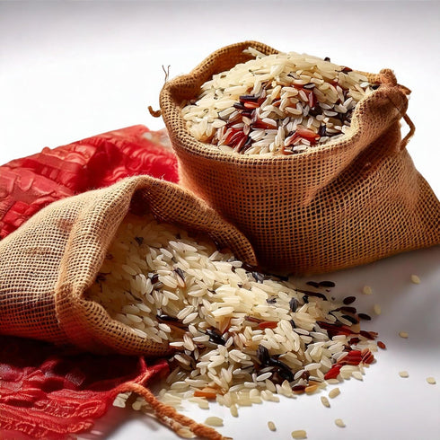 15 4.4 lb (2kg), Premium Mixed Grains Rice with Oat and Barley, Korean Style Multi Grain Blend