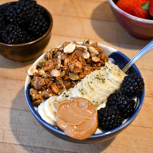 9oz Pack 3 Grandy Organics Peanut Butter Coconola Granola, Certified Organic, Gluten Free, Grain Free, Peanut Butter