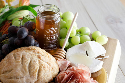 12 OZ Pack 2 Bee Harmony Lavender Infused Honey, Each