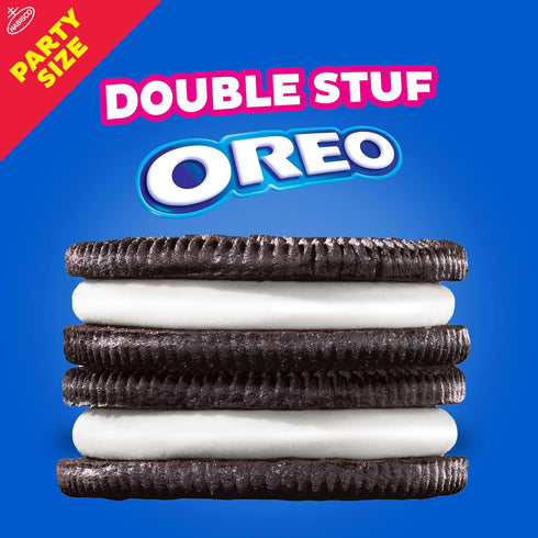 24.95 oz OREO Double Stuf Chocolate Sandwich Cookies, Party Size