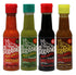 La Perrona Hot Sauce Variety | Handmade Salsa Picante | Chiltepin, Roasted, Green and Negra | 5 Ounce Bottles | 4 Pack