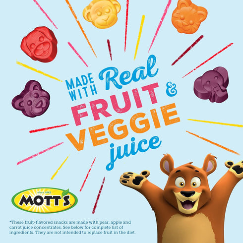Pack, 32 oz, 40 (Pack 4) Mott's Animals Fruit Snacks, Family Assorted Fruit, ct