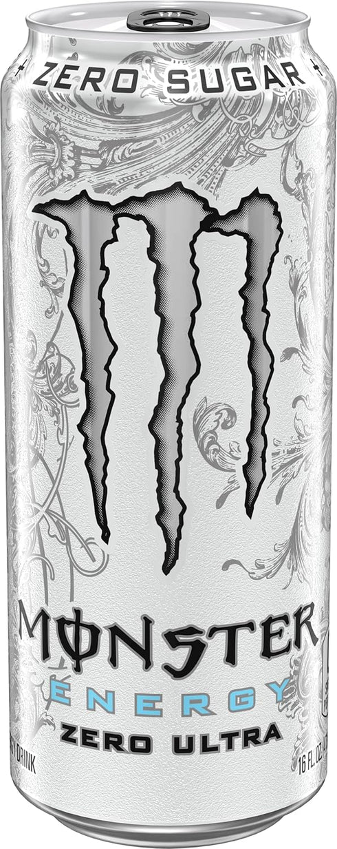 16 Pack 15 Monster Energy Zero Ultra, Sugar Free Energy Drink, Ounce |