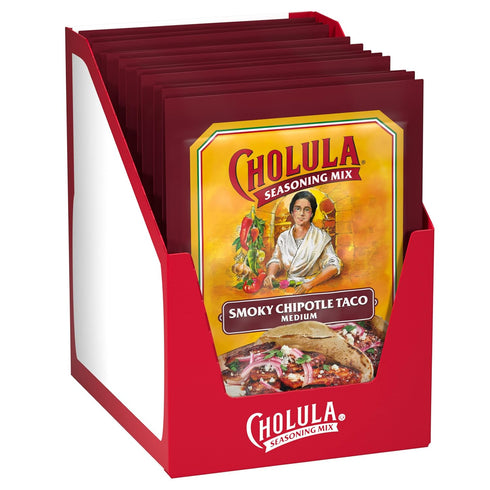 Smoky Chipotle Taco Seasoning Mix by Cholula, 1 oz (Pack of 12)