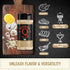 13.8 Oz Kosmos Q Texas Beef Dry Rub, Steak Seasoning with Garlic, Onion, Lemon & Savory Spices for Steak, Beef Ribs