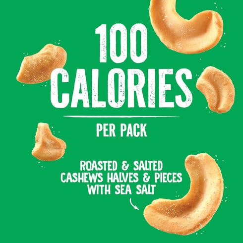 7ct (1-Pack), 100-Calorie Packs, Emerald Nuts Roasted and Salted Cashews Individual Plant-Based Protein, Kosher
