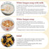 3.5oz(100g) Wanhua Hall Dried Snow Fungus Whole Tremella Mushroom Chinese White Fungus Premium White Woodear Mushroom