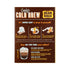 100% 24 GRADYS COLD BREW, New Orleans Style, Arabica Ground Coffee & Chicory Pouches, TWO Boxes of Four Easy-to-Brew