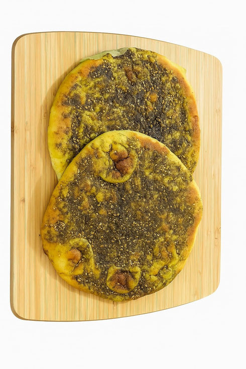 Generic 2pcs, 12oz, 340g (Pack 3) Phoenicia Fresh Zaatar Bread Baked With Thyme & sesame, Large