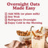 6g 5g 24 (3 Pack) Earnest Eats Superfood Oatmeal Cranberry Almond Flax Vegan, Gluten-Free, Plant Protein, Fiber, No