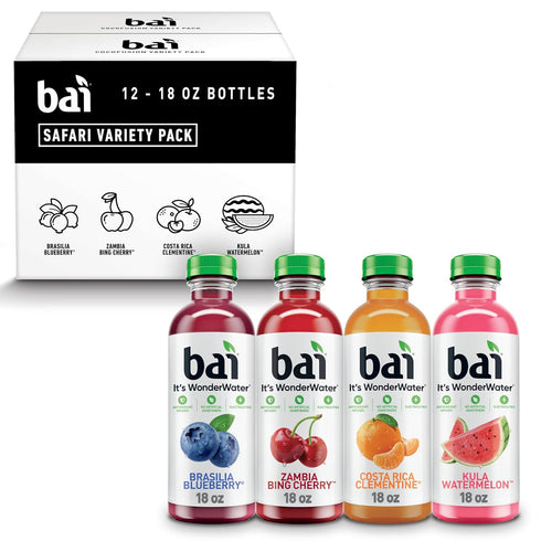 Bai Flavors Variety Pack, Antioxidant Infused Water Beverage, with Vitamin C and