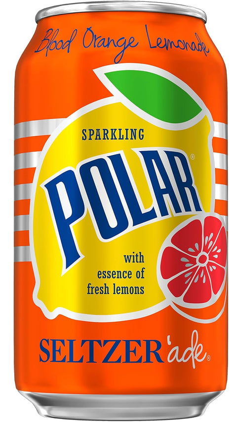 12 (Pack 8) Polar Blood Orange Lemonade Seltzer'ade, Fluid Ounce