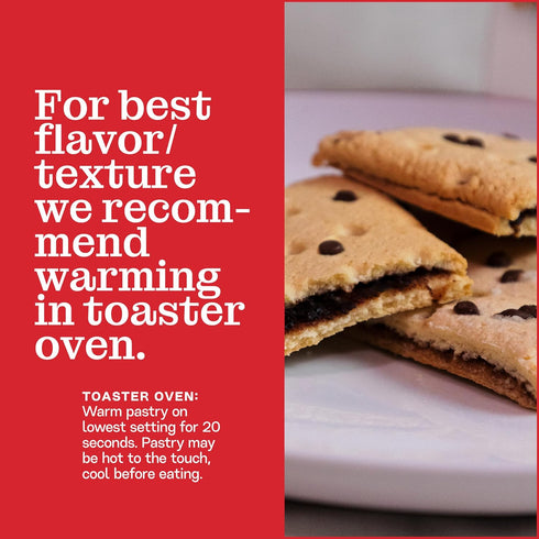 8oz (12pk) Katz Gluten Free Chocolate Chip Toaster Pastries. Breakfast Foods Snacks. Free of Dairy, Peanuts, Tree Nuts